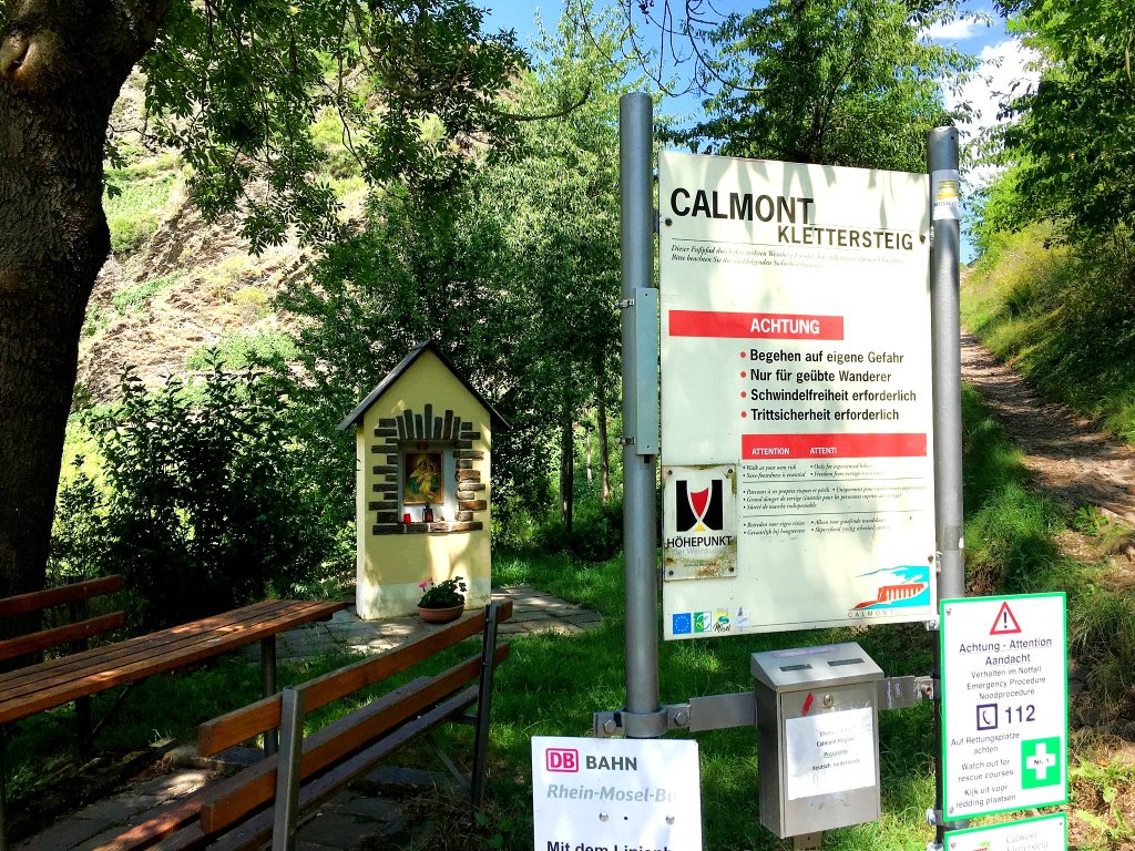 Wandern auf dem Moselsteig und Calmont Klettersteig