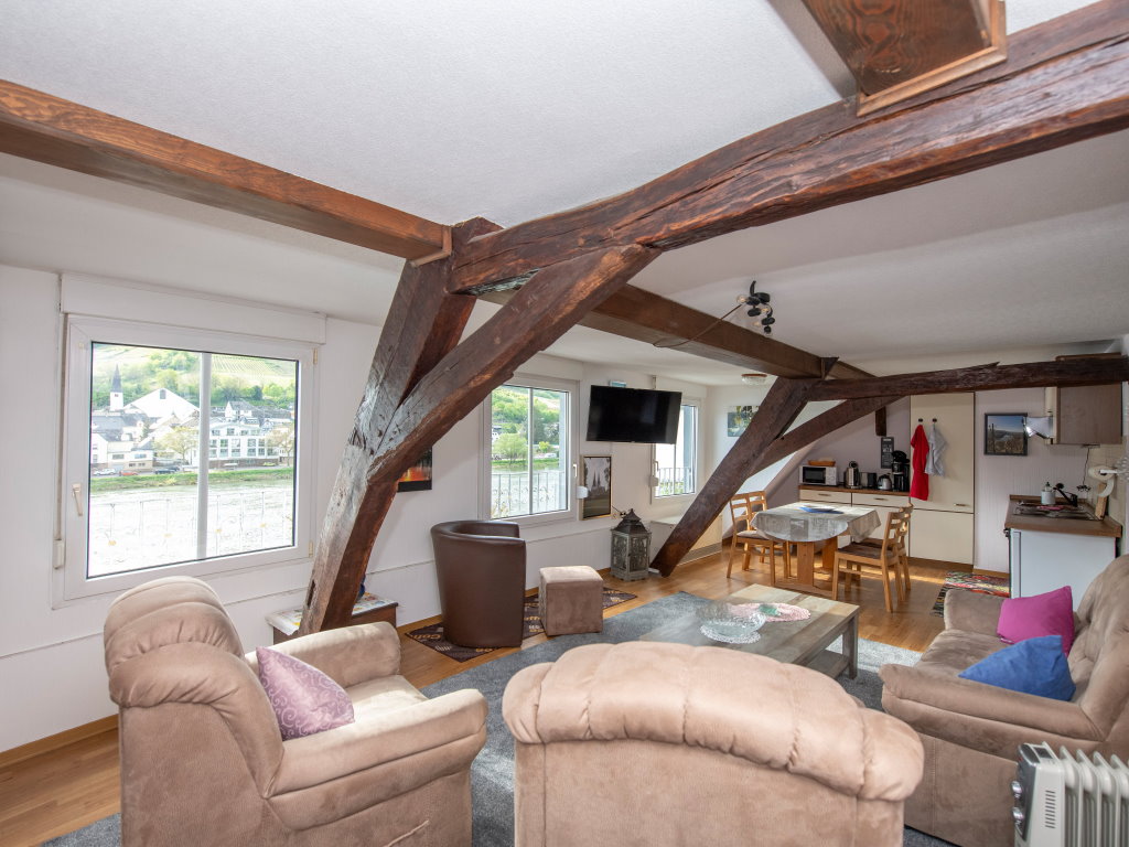 Wohnzimmer Ferienwohnung Anton