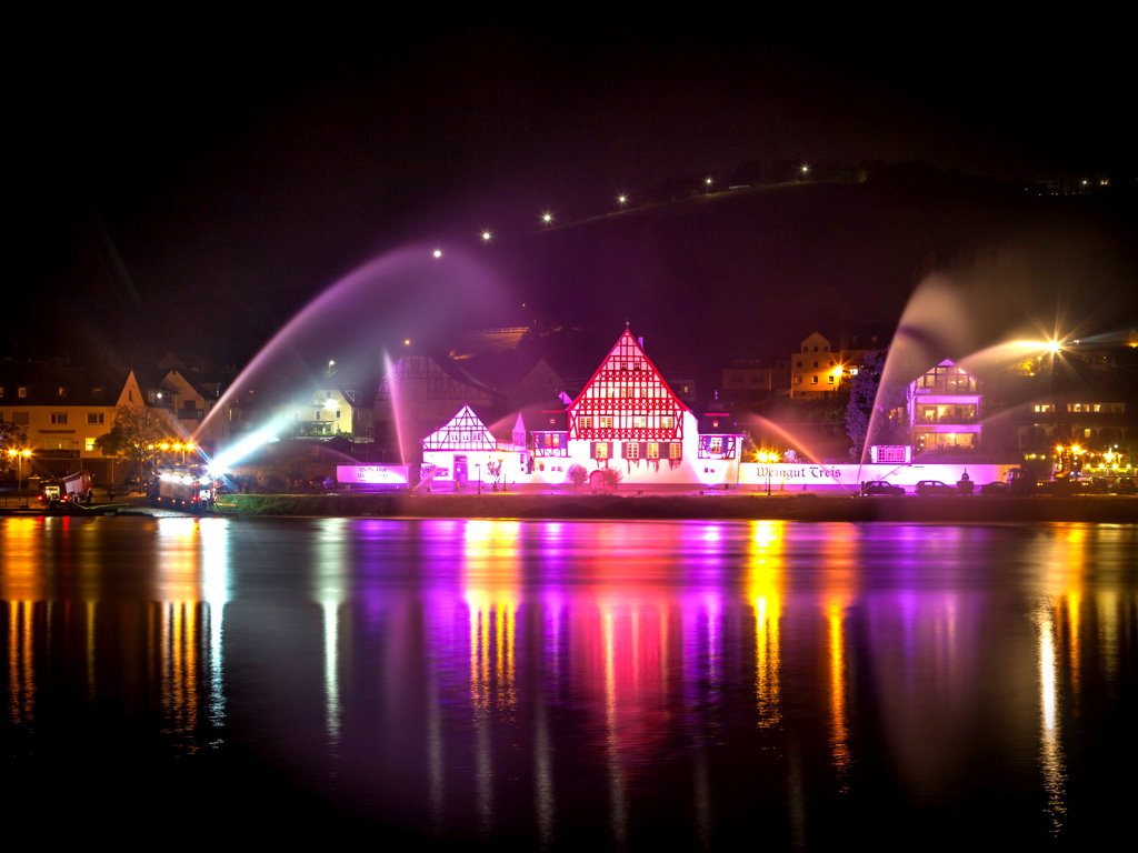 Feuerwerk über Kaimt - Ferienwohnung Anton